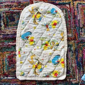 VTG Winnie The Pooh Quilted Baby Changing Pad Disney Sears Nursery